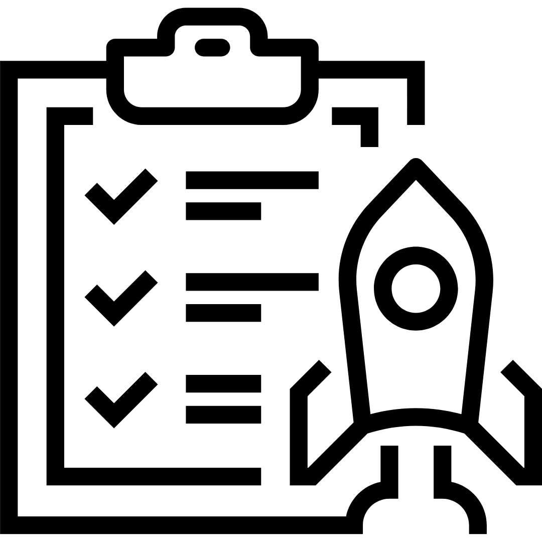 launch strategy Icons